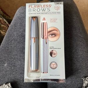 Finishing Touch Flawless Brows,Removes hair instantly&Pain Free!18K Gold Plated.